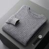 Men's tricolor business simple high-end casual sweater