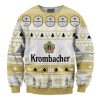 Unisexkrombacher Beer Print Christmas Sweatshirt / [blueesa] /