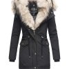 2in1 ladies winter warm jacket leather coat