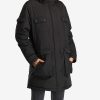 Women's warm parka jacket with battery