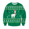 Unisex 3D Printed Elk Christmas Sweatshirt / [blueesa] /