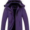 Women's waterproof winter warm ski jacket