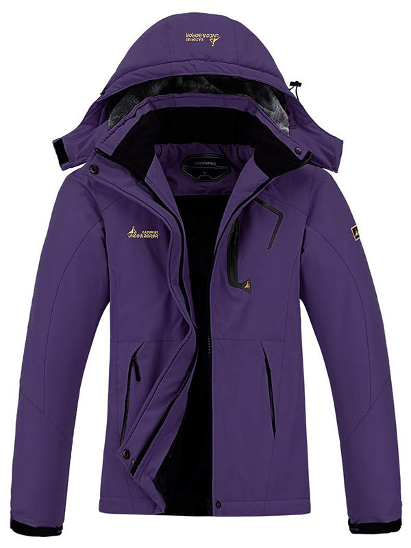 Women's waterproof winter warm ski jacket