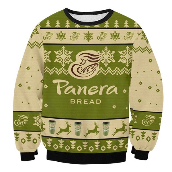 Panera Bread Fleece Ugly Christmas Sweatshirt / [blueesa] /