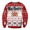 Unisex Marolboro Racing Casual Print Ugly Christmas Sweater / [blueesa] /