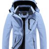 Women's waterproof winter warm ski jacket