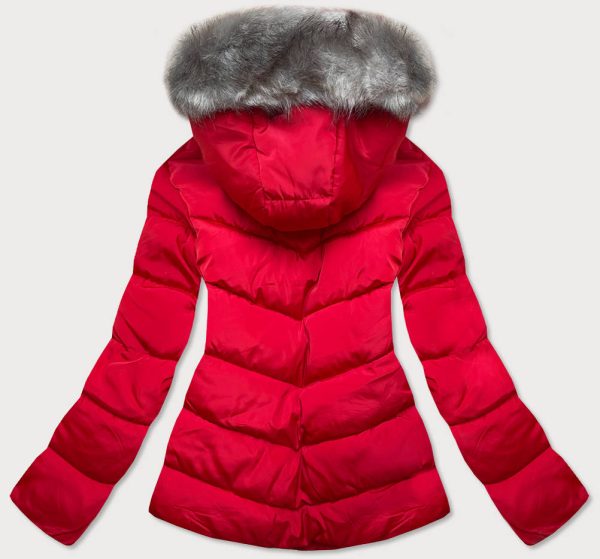 Red ladies winter jacket