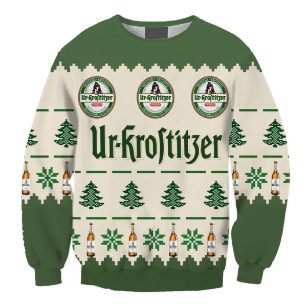 Unisex Ur-krostitzerprinted 3D Ugly Christmas Sweater / [blueesa] /