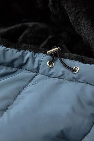 Winter stitched jacket gray/black