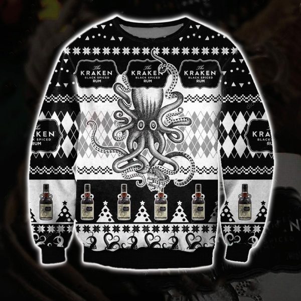 Spiced Rum 3D Christmas Ugly Sweater / [blueesa] /