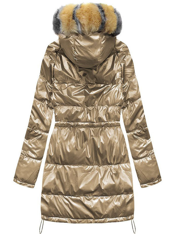 Ladies reversible gold jacket