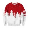 Unisex 3D Printed Elk Christmas Sweatshirt / [blueesa] /