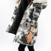 Double-sided Ladies Winter Camouflage White/Black