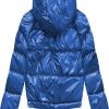 Ladies reversible blue jacket