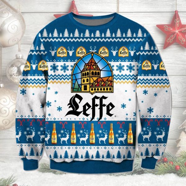 Men's Seffe Beer 3D Print Ugly Christmas Sweatshirt / [blueesa] /