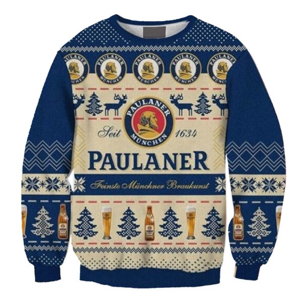 Unisex Paulanergarten 3D Ugly Christmas Sweater / [blueesa] /