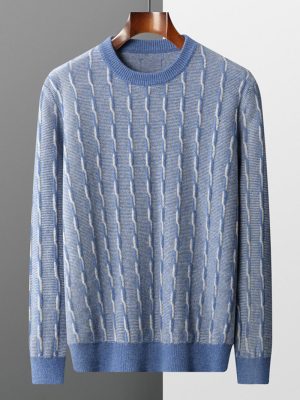 Men's pattern business simple high-end casual sweater