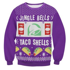 Taco Bell Ugly Christmas Sweatshirt / [blueesa] /