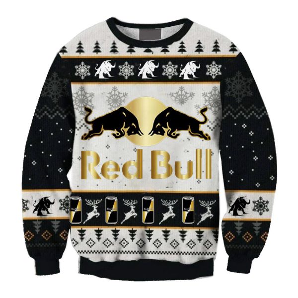 Unisex Fun Red Bull Ugly Christmas Sweatshirt / [blueesa] /