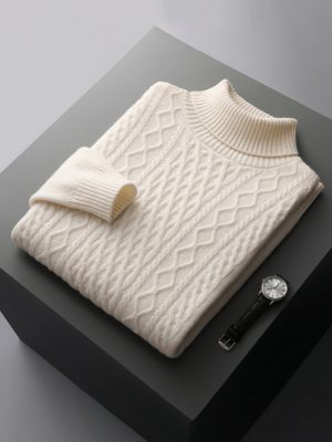 Men's five color business simple high-end casual sweater