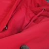 Red ladies waterproof jacket