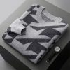 Men's autumn and winter gray casual sweater