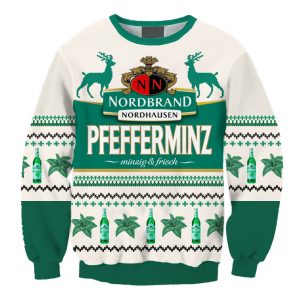 Unisex Nordbrand Pfeffi 3D Printed Ugly Christmas Sweater / [blueesa] /