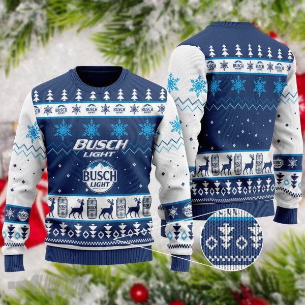 Busch Light Beer Ugly Christmas Sweater / [blueesa] /