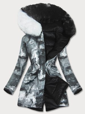 Double-sided Ladies Winter Camouflage White/Black