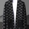 Men's casual business pattern sweater