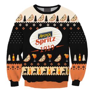 Unisex Aperol Spritz 3D Ugly Christmas Sweater / [blueesa] /