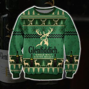 Glenfiddich 3D Christmas Ugly Sweatshirt / [blueesa] /