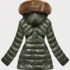 Shiny Khaki Bear Winter Jacket