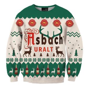 Unisex Asbach Uralt Green 3D Printed Christmas Sweatshirt / [blueesa] /