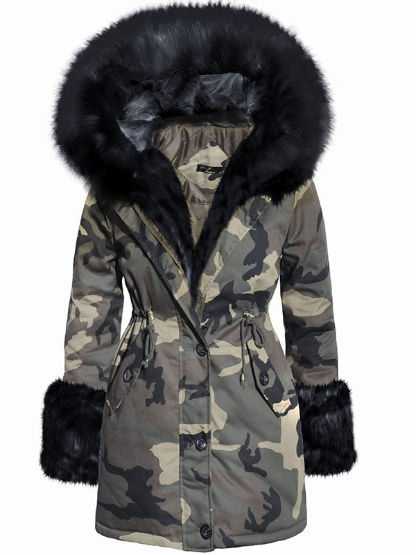 Military winter coat jacket