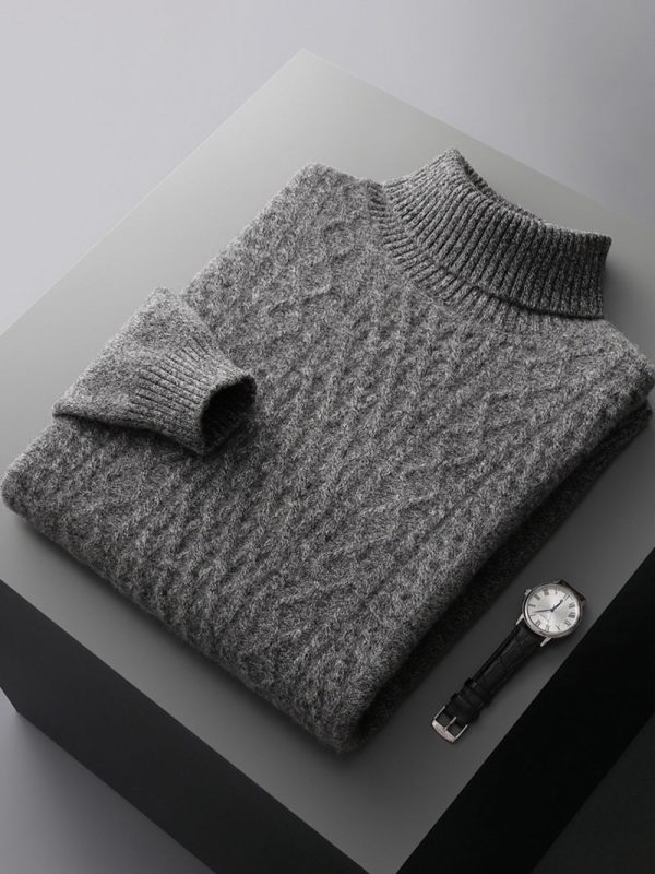 Men's five color business simple high-end casual sweater