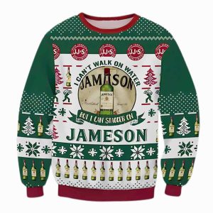 Men's Jameson Stagger On Beer 3D Print Ugly Christmas Sweatshirt / [blueesa] /