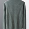 Men's casual business solid color sweater