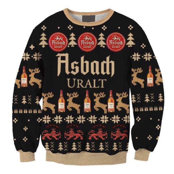 Unisex Asbach Urbrand 3D Print Fun Christmas Sweatshirt / [blueesa] /