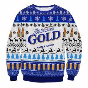 Men's Kokanee Gold Amber Lager Beer 3D Print Ugly Christmas Sweatshirt / [blueesa] /