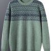 Men's two color casual business sweater