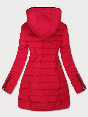 Waterproof ladies winter jacket red