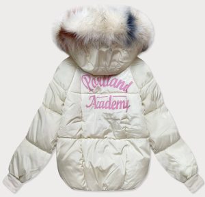 Women's plus size winter jacket pink