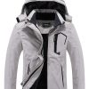 Women's waterproof winter warm ski jacket