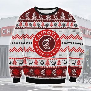 Chipotle Fleece Ugly Christmas Sweatshirt / [blueesa] /