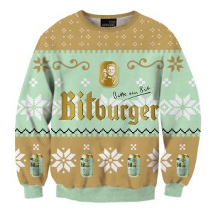 Unisex Bitburger Pilsener 3D Printed Christmas Sweatshirt / [blueesa] /
