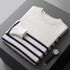Men's striped business simple high-end casual sweater