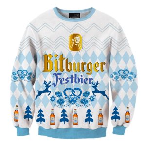 Unisex Bitburger Festbier 3D Printed Christmas Sweatshirt / [blueesa] /
