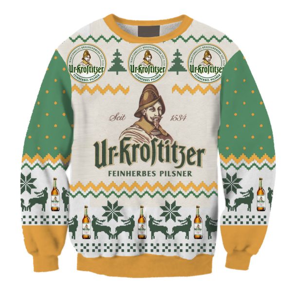 Unisex Ur-krostitzerprinted Ugly Christmas Sweater / [blueesa] /