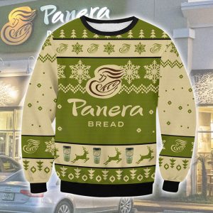 Panera Bread Fleece Ugly Christmas Sweatshirt / [blueesa] /